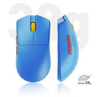 Souris sans fil rechargeable PAW3395 avec capteur Max 26000 DPI, souris gamer 2.4Ghz+BT+type C, souris de jeu personnalisée pour PC portable