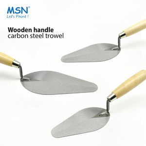 Op Maat Gemaakte Msn Industriële Muurschraper Koolstofstalen Mes Met Houten Handvat Voor Diy-Bouwprojecten - Product Image 1
