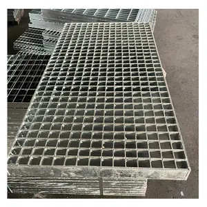Außenbereich 5 mm dicke Lagerleiste verzinkte Edelstahlgitter für Schwerlast Stahlgitter laufsteg Schützengrund CE ISO Zertifikat