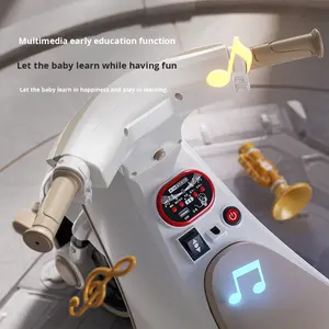 <span class=keywords><strong>Moto</strong></span> <span class=keywords><strong>électrique</strong></span> pour enfants, tricycle en plastique, télécommande, batterie rechargeable, voiture pour garçons et filles - Product Image 5