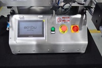 Machine automatique d'étiquetage de bouteilles rondes avec codeur, imprimante de Date, prix
