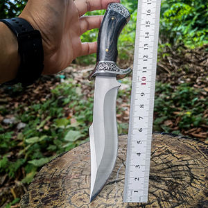 Coltello fisso da caccia industriale con manico Wooder, coltello tascabile portatile in acciaio inossidabile resistente per campeggio all'aperto, manico in Nylon - Product Image 2