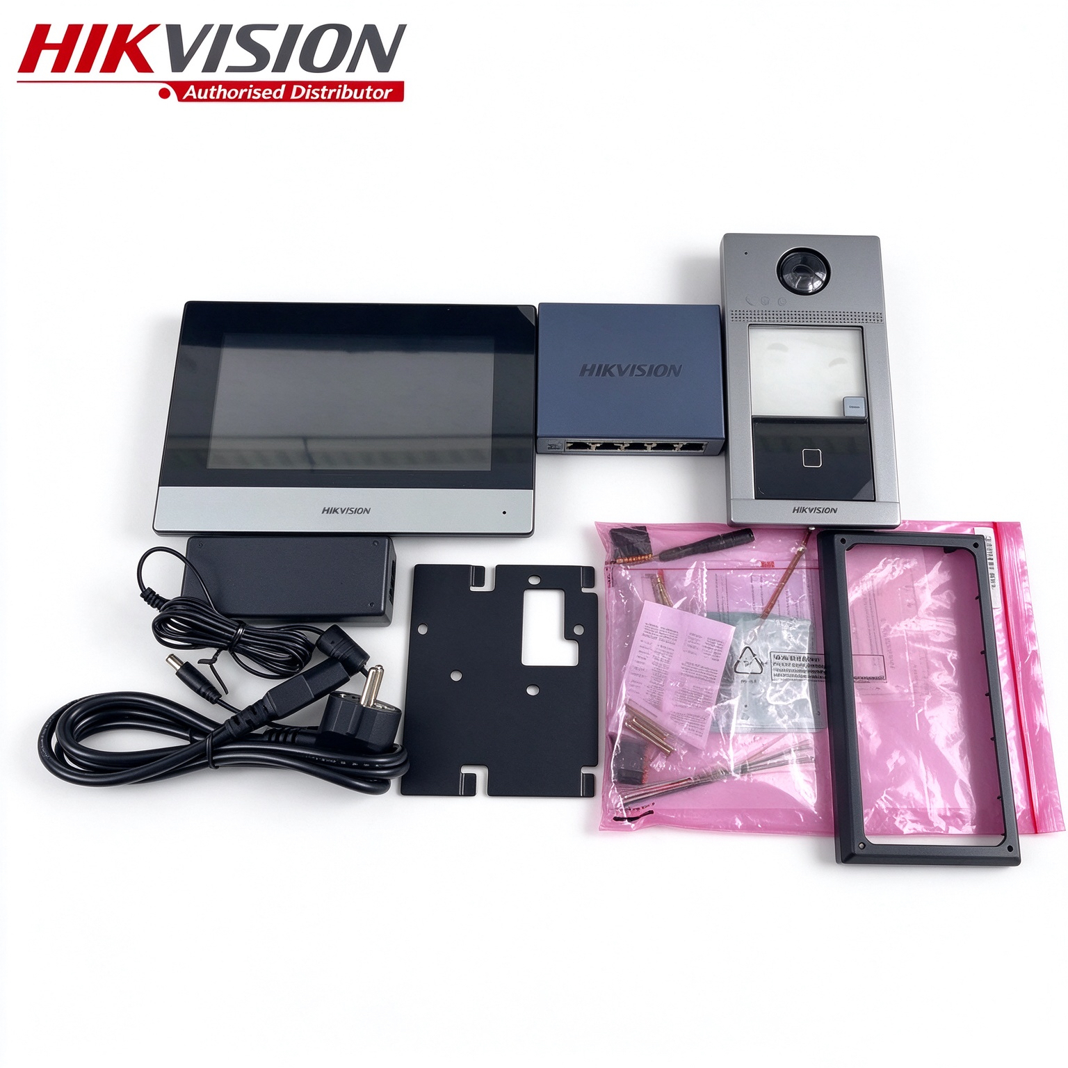 Hikvision DS-KIS604-S IP Video Intercom Kit Video Web Remote Configuration Echo Cancellation Home Villa Smart Video Door Phone · image 3