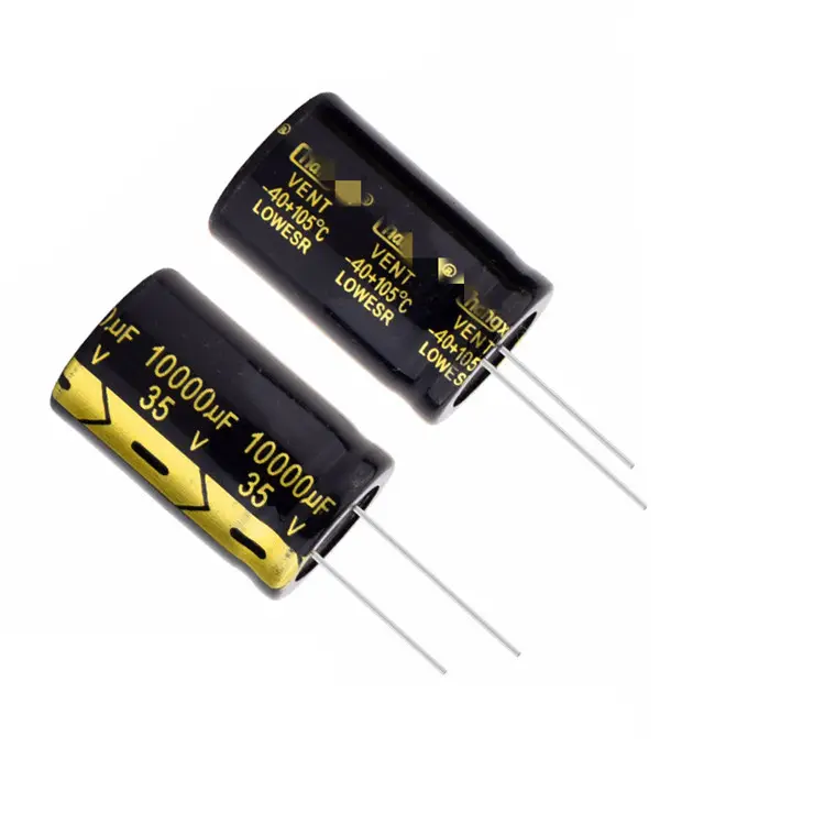 High quality   New original 35V10000UF Electrolytic Capacitor 10000UF35V size 22*35MM