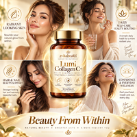 Pilules éclaircissantes pour la peau au glutathion en gros sous marque privée, capsules végétaliennes de glutathion et de collagène certifiées GMP