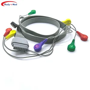 Medical holter ecg cable compatible for GE,Nellcor,Contec,Mindray,Siemens Draeger,Edan,Masimo