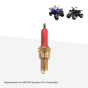 Goofit Li U.<span class=keywords><strong>m</strong></span>.w Ingition Plug Iridium Power D8TC Rode Bougie Vervanging Voor Motor Scooter Atv Pocket Bike - Product Image 5