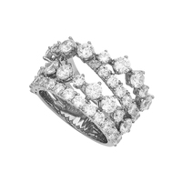 Bague Couronne en Argent Sterling 925 avec Zircone Cubique, Bijoux Gemnel