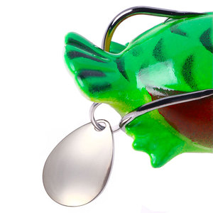 12,6G nuevo agua superior forma de pato suave señuelo de pesca ojos 3D simulación flotante cebos artificiales bajo - Product Image 5