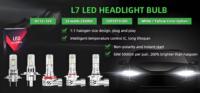 Bombilla LED H4 Plug and Play sin Errores, con Ventilador de Refrigeración Canbus, CSP3570, Luz LED para Auto de 360 Grados, 6000K