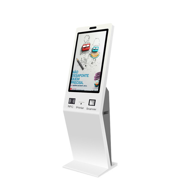 32 Inch Self Service Lottery Raffle Game Ticket Printing POS Payment Kiosk Printer Vending Machine With QR Code Scanner for Sale