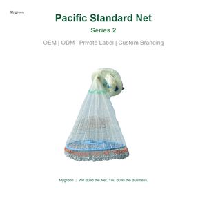 Filet de pêche multi-couleurs à lancer, style américain, monofilament haute résistance avec lest, filet à appât à lancer à <span class=keywords><strong>la</strong></span> main, équipement de pêche professionnel - Product Image 3