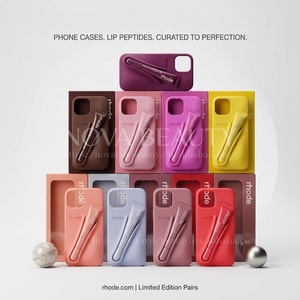 rhode Vente en gros : Ensemble Coque iPhone et Gloss à Lèvres avec Coque de Téléphone en Silicone, Protection Intégrale 360°, Couleur Hydratante et Repulpante pour Femme - Product Image 5