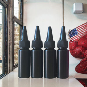 Botella de Plástico Cosmética de la Marca BAKA de 15 ml, 30 ml, 50 ml, con Tapa de Rosca, Material PE, Color Negro, Punta Larga y Puntiaguda - Product Image 3