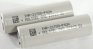 MOLICEL 21700 P42A 3,6 V 4200mAh 45A Batería cilíndrica recargable de iones de litio Akku Baterías primarias INR21700 NUEVA batería - Product Image 5