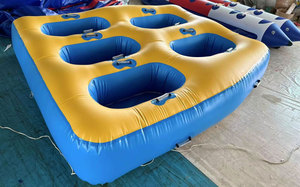 Nổi towable nước trượt tuyết thuyền <span class=keywords><strong>Inflatable</strong></span> Fly ống cho nước trò chơi thể thao cán Donut thuyền kéo nước vui chơi giải trí cơ sở - Product Image 4
