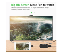 Kabel Adaptor HDMI Pria dan Wanita, Konverter Kabel HDMI 1080P untuk Huawei/Xiaomi/LG Android HDMI Adaptor Mirco