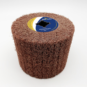 Dụng Cụ Mài Mòn 120*100Mm Ý Chất Liệu Grit 60 Đánh Bóng Vẽ Bánh Xe Không Dệt Flap Bánh Xe - Product Image 1