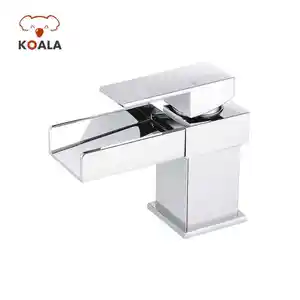 Reino Unido Royal Square Water Fall Lavabo Recipiente Lavabo Grifo de agua