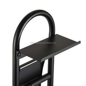 SY Noir Libre Debout Salle De Bains Caddy Combo Ensemble <span class=keywords><strong>Brosse</strong></span> De <span class=keywords><strong>Toilette</strong></span> <span class=keywords><strong>et</strong></span> <span class=keywords><strong>Porte</strong></span>-<span class=keywords><strong>Papier</strong></span> Support De Sol - Product Image 4
