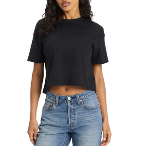 T-shirt court pour femme, style décontracté et rapide pour tous les jours, idéal pour des mouvements confortables, avec un look simple et un attrait discret. - Product Image 1