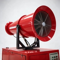 Machine de pulvérisation de brouillard d'eau industrielle de 50 m à vendre avec une opération à haute efficacité pour le refroidissement des usines