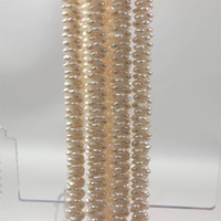 Ensemble de bijoux en perles d'eau douce naturelles de couleur blanche en forme de chenille, style tendance, ou bijoux faits à la main, vente en gros en vrac pour le bricolage