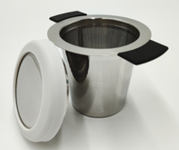 Filtre à thé en acier inoxydable 304 le plus vendu infuseur à thé simple créatif et passoire à thé réutilisable en maille