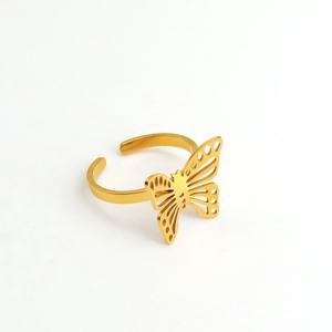 Collar de Mariposa para Mujer, Chapado en Oro de 18k, de Acero Inoxidable, Resistente al Agua y al Deslustre, con Logotipo Personalizado - Product Image 6