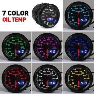 Medidor de Temperatura de Óleo Dynoracing 52mm com Duplo Display, 7 Cores LED, 40-140 Celsius, com Motor de Passo - Product Image 2