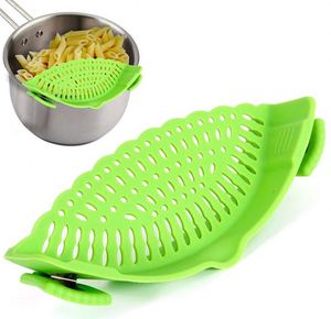 Colador de Cocina Snap N Strain para Ollas y Pastas - Colador Ajustable de Silicona con Clip para Ollas, Sartenes y Tazones - Product Image 6