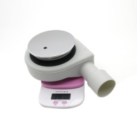 Jiayguide — collecteur de douche 718009 avec couvercle en ABS chromé, accessoire de salle de bains et bains pour retenir les cheveux