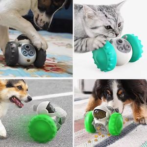 Eco-Friendly Plastic Treat Dispensing <b>Puzzle</b> Toy Interactive <b>Dog</b> and Cat Slow <b>Feeder</b> Balance Car Training Toy - Product Image 2