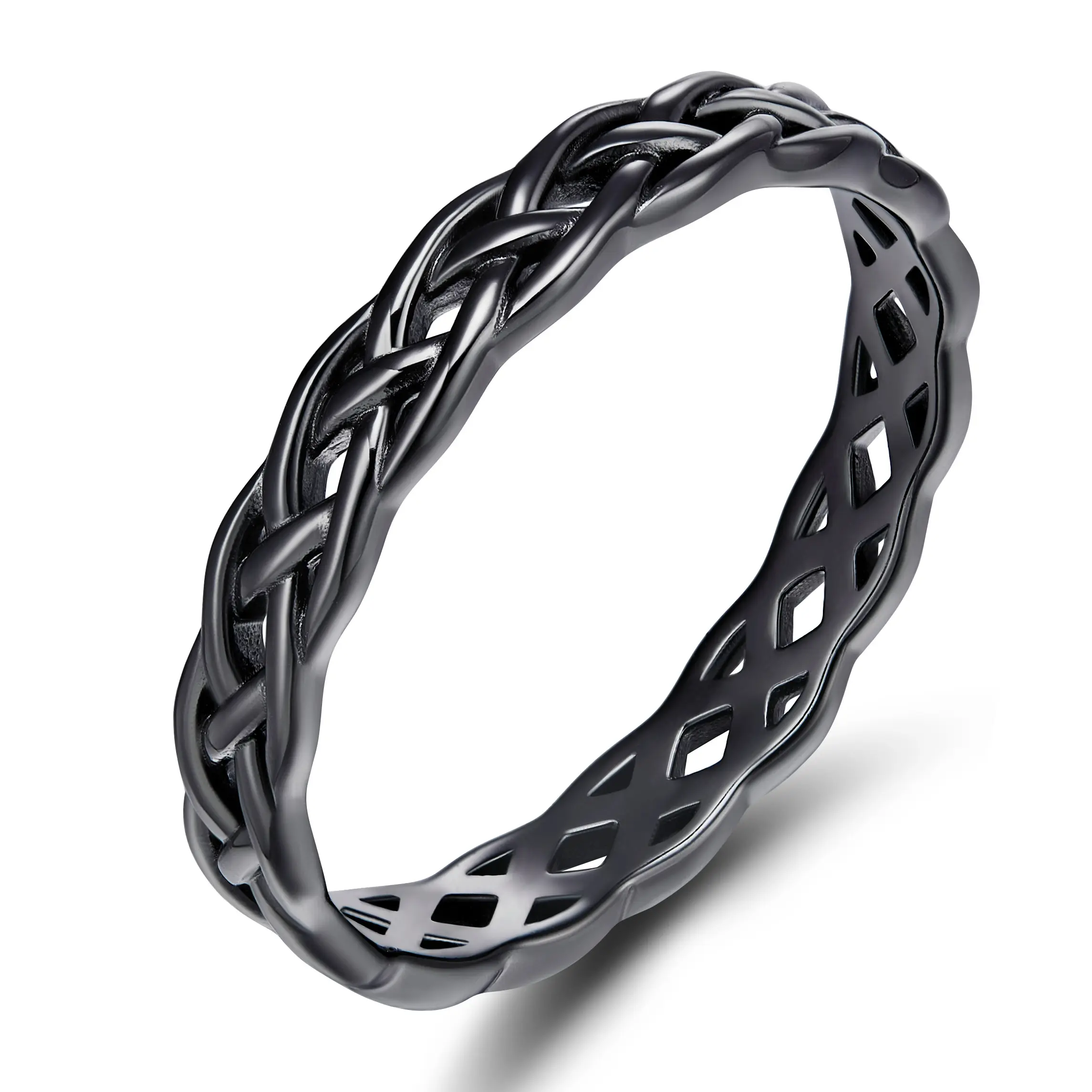 Latest Design Beautiful Jewelry 925 Sterling Silver Women Men's Celtic Finger Rings