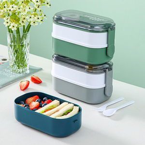 Wholesale plastic lunch <b>box</b> <b>set</b> for children's schools, with water bottle, used for food packaging lunch <b>boxes</b> - Product Image 1