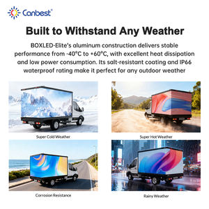 Boîte d'affichage LED extérieure Canbest, écran LED mobile pour camion, panneau publicitaire, écran <span class=keywords><strong>vidéo</strong></span> LED, boîte d'affichage montée sur camion pour camion en extérieur - Product Image 3