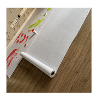 Feuille de feutre adhésive blanche pour peintre, film de protection temporaire pour sol, design chinois, imperméable et écologique