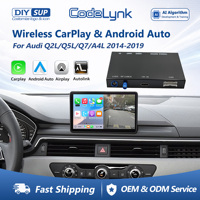 Kits sans fil Apple CarPlay Android Auto pour Audi Lecteur vidéo Android pour voiture A4L Q7 Q2L Q5L MMI MIB MIB2 7 pouces