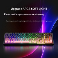 Clavier mécanique sans fil HEXGEARS E99 99 touches, tri-mode BT, interrupteurs Kailh, hot-swappable, keycaps PBT avec joint, RGB, 8000 mAh, pour le gaming