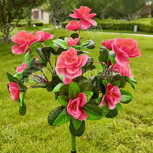 Outdoor <b>Ground</b> Stake Flower <b>Lights</b> <b>For</b> Garden Path And Night Landscape Decoration - Product Image 6