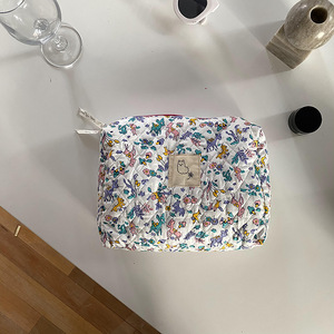 Eco-Friendly Cotton Canvas <b>Tote</b> <b>Bag</b> for Mommy Cosmetics Makeup Storage with 100ml 50ml 30ml Capacity for Skin Care - Product Image 6