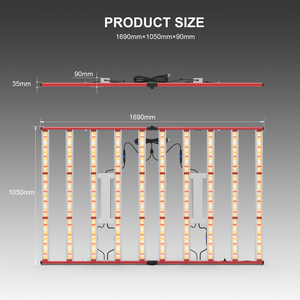 Thương mại 1000 wát LED phát triển ánh sáng cho các nhà máy trong nhà Quang phổ đầy đủ 4x6ft để 5x5ft nhà kính IP65 đánh giá với lm301h chip - Product Image 2
