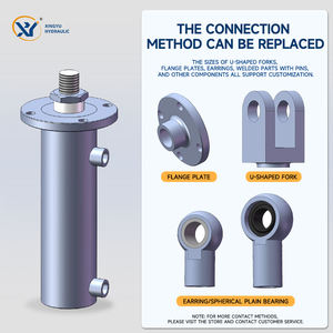 カスタム<span class=keywords><strong>3</strong></span>トンフランジ油圧シリンダー単動二方向非標準オイルトップシリンダーHSG50-2500mm最大直販メーカー - Product Image 6
