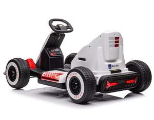 Nuovo prodotto 12V a quattro ruote bianco fushia kids ride ons go kart con prezzo di fabbrica - Product Image 4