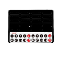 Système d'appel clavier sans fil du client, gestion file d'attente, gestion file d'attente pour clinique église, café et Restaurant