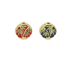 Alloy Double-Sided Oil Drop Bamboo Spacer Beads Matte Gold Ethnic Style DIY Jewelry Accessories For Necklace Bracelet - Product Image 5