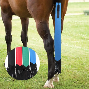 Sac de queue de cheval imperméable et durable, grande ouverture réglable pour un ajustement facile, design à franges simulant <span class=keywords><strong>une</strong></span> raquette à mouches - Product Image 5