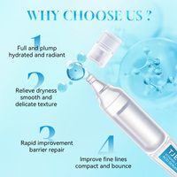 L'essence à usage unique de vitamine C et d'acide hyaluronique hydrate stabilise l'état de la peau et unifie les soins du visage