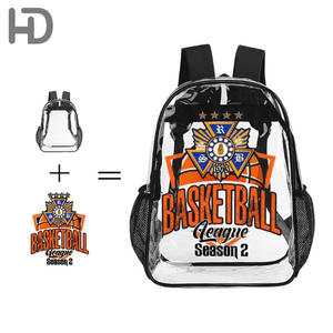 Mochila Transparente de PVC Impermeable Personalizada con Logotipo para Escuela, Actividades al Aire Libre, Deportes y Trabajo - Product Image 1