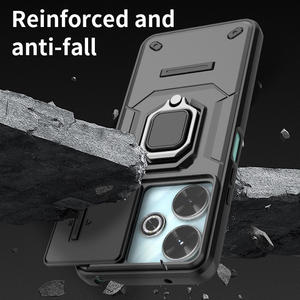 Funda protectora de teléfono personalizada anticaída de lujo con anillo de Metal para Redmi 13 Note 12 Pro Plus S Turbo 4 Pro - Product Image 5